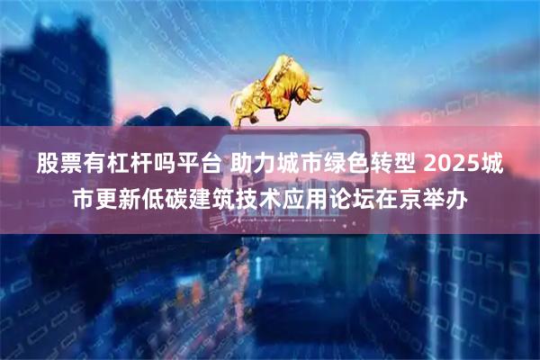 股票有杠杆吗平台 助力城市绿色转型 2025城市更新低碳建筑技术应用论坛在京举办